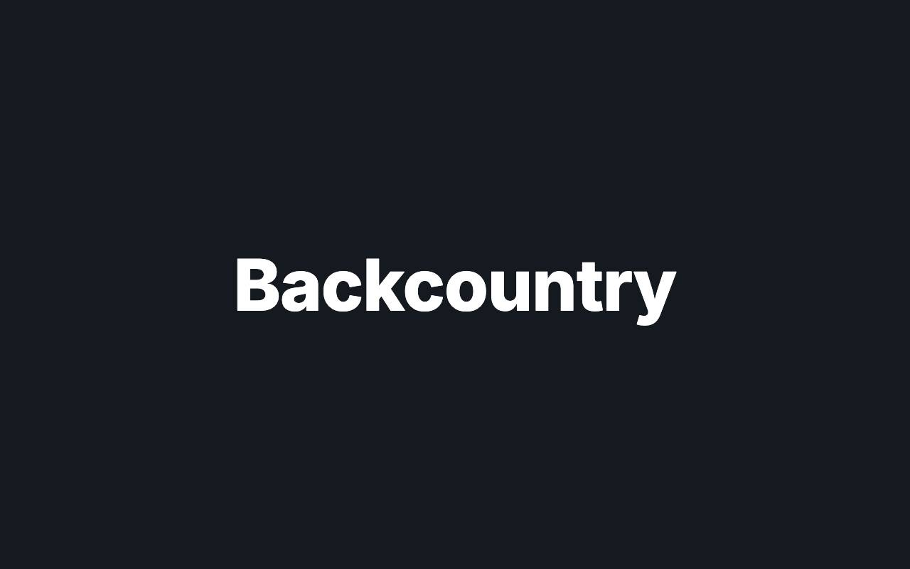 Backcountry website preview