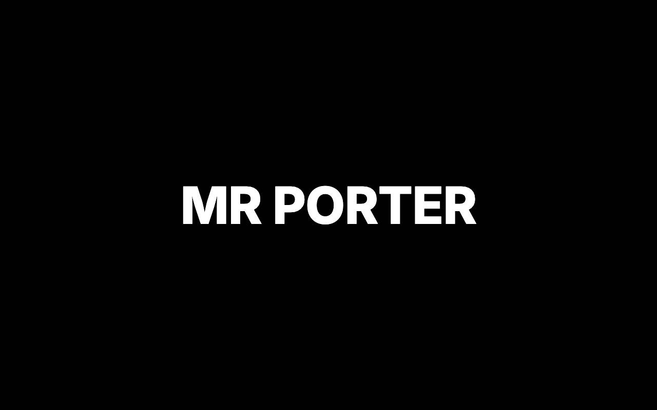 MR PORTER website preview
