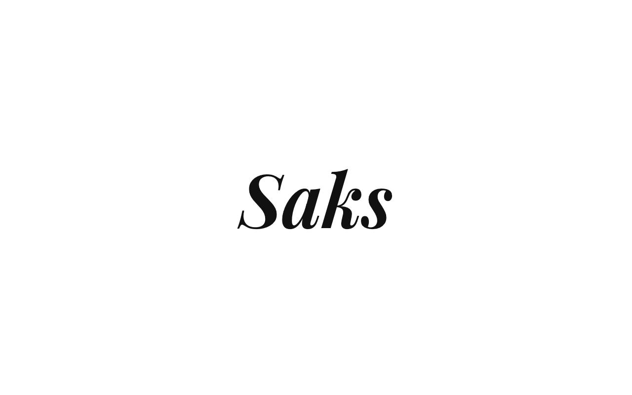 Saks Fifth Avenue website preview