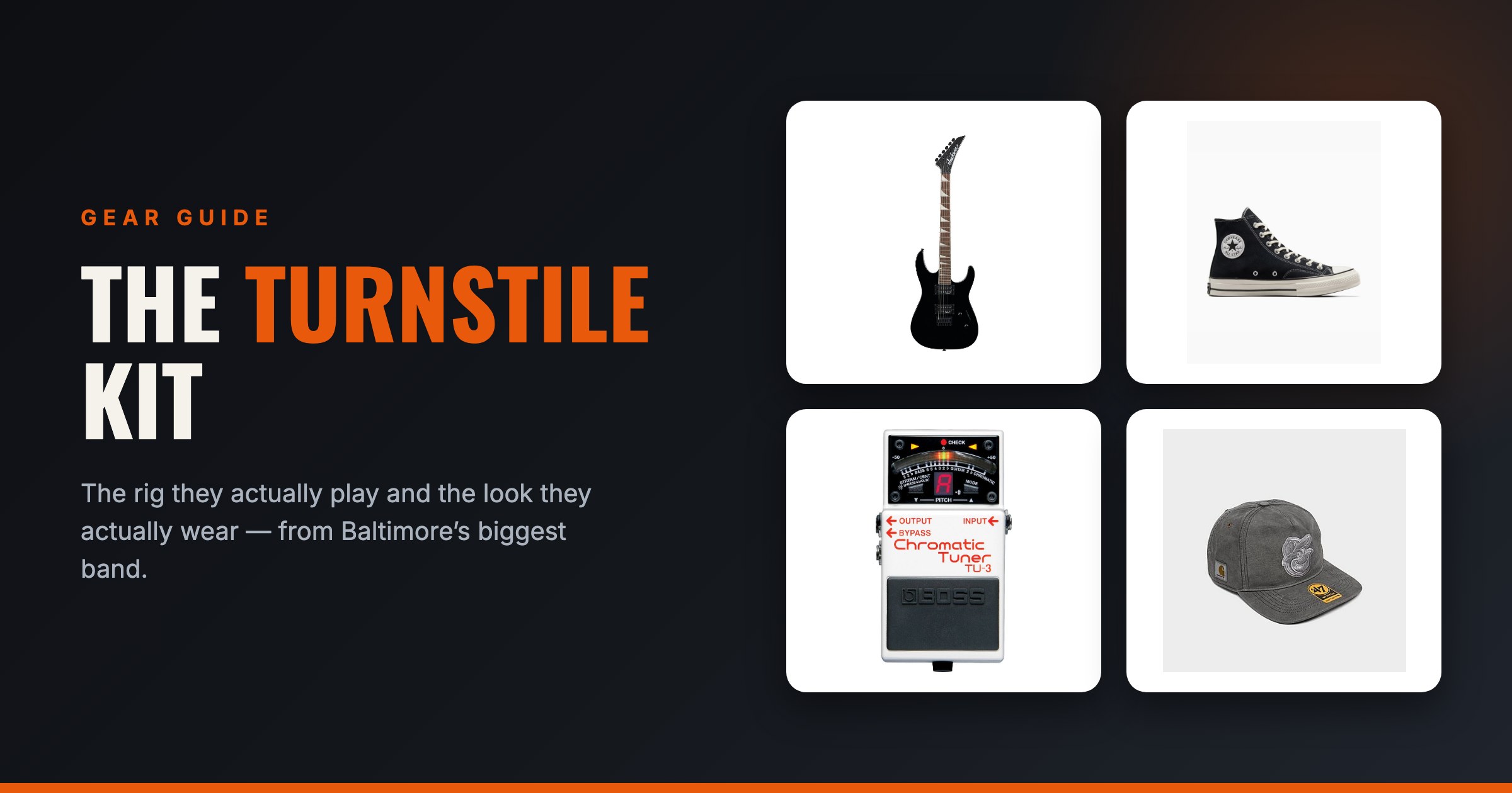 The Turnstile Kit: The Gear They Play and the Look They Wear