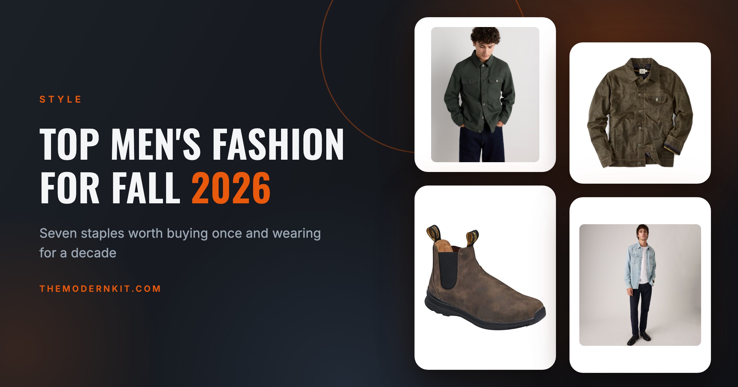 Top Men's Fashion Fall 2026