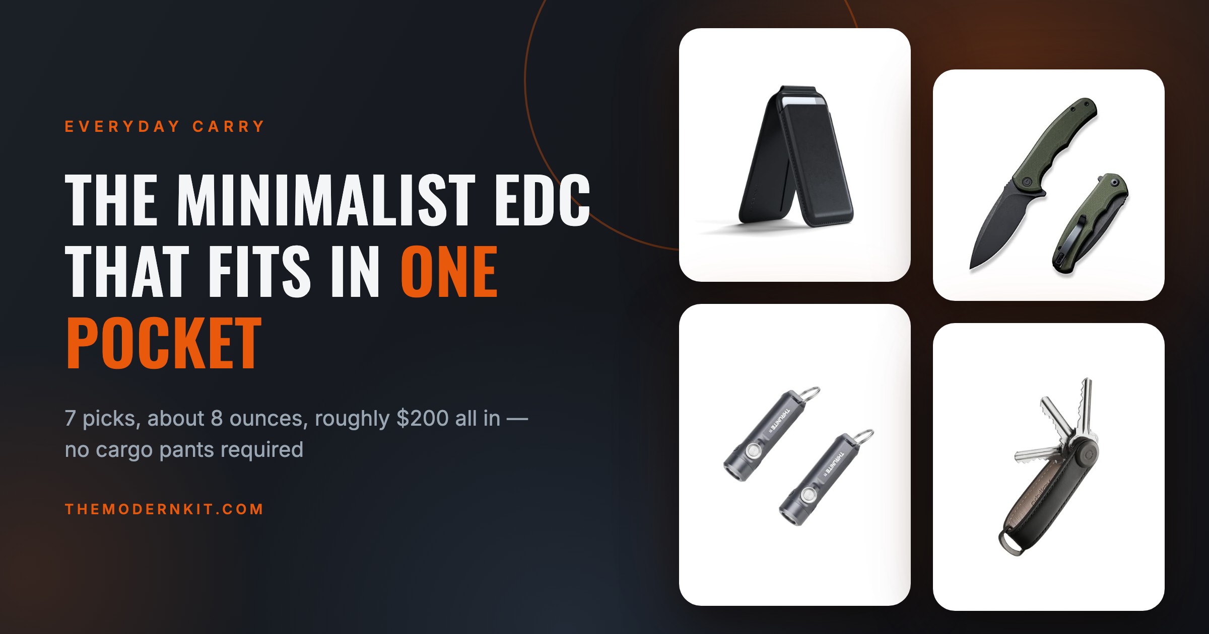 The Best Minimalist Everyday Carry of 2026 (Everything Fits in One Pocket)