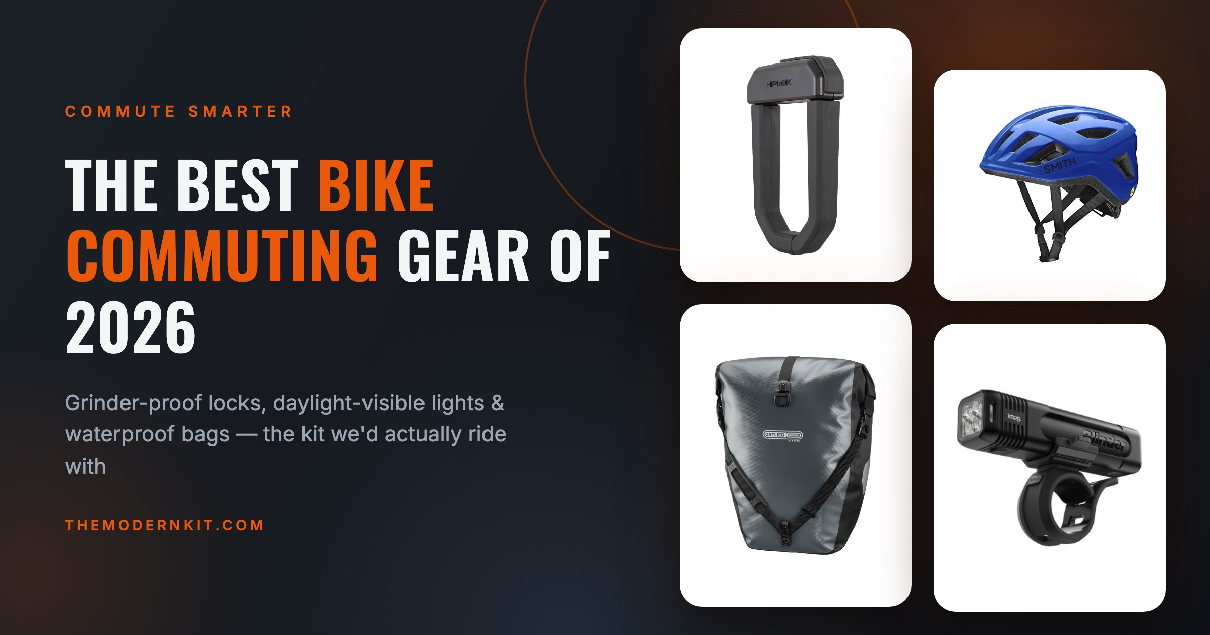 The Best Bike Commuting Gear of 2026: Locks, Lights, Bags & More