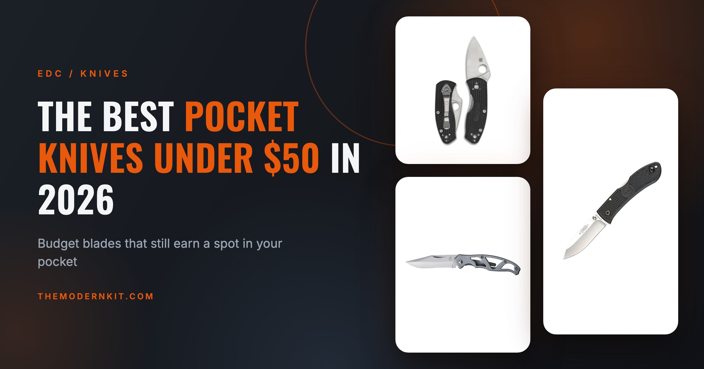 The Best Pocket Knives Under $50 in 2026: Ontario RAT 2, Kershaw Cryo, Buck 110 Slim and More